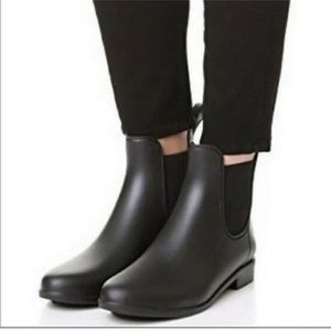 Sam Edelman Women's Sz 7 Tinsley Waterproof Rubber Chelsea Ankle Rain Boots